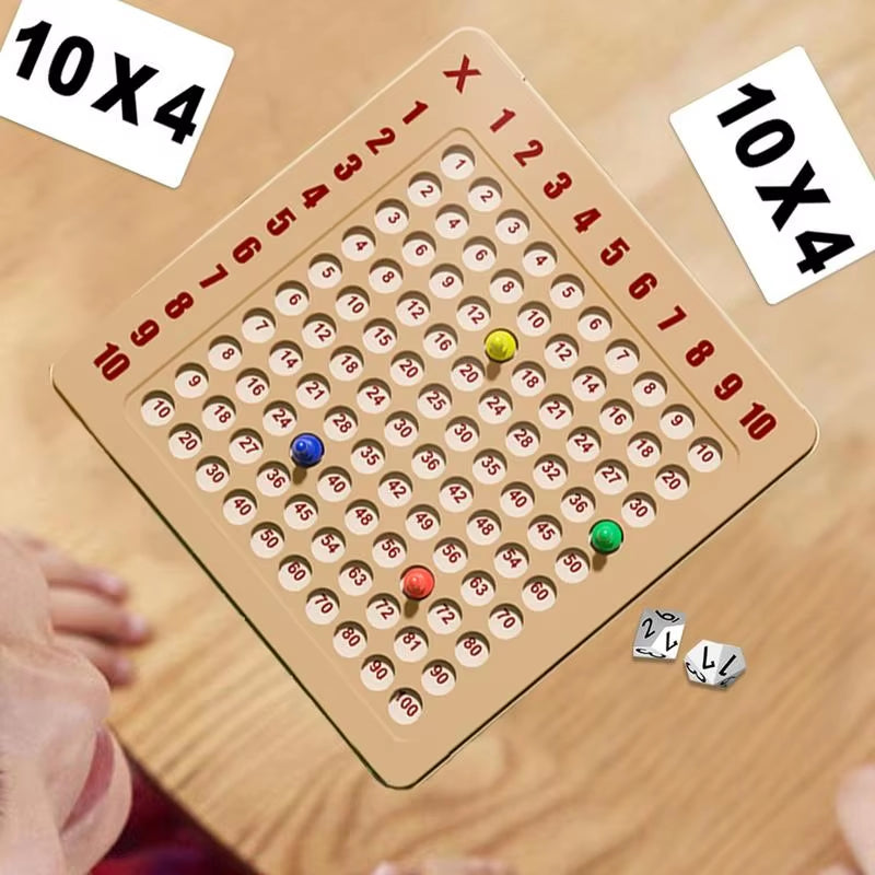 Math Board Games Innovative Educational Toys Brain Teasers Toy Wooden Preschool Board Games Preschool Toys for Home Kindergarten