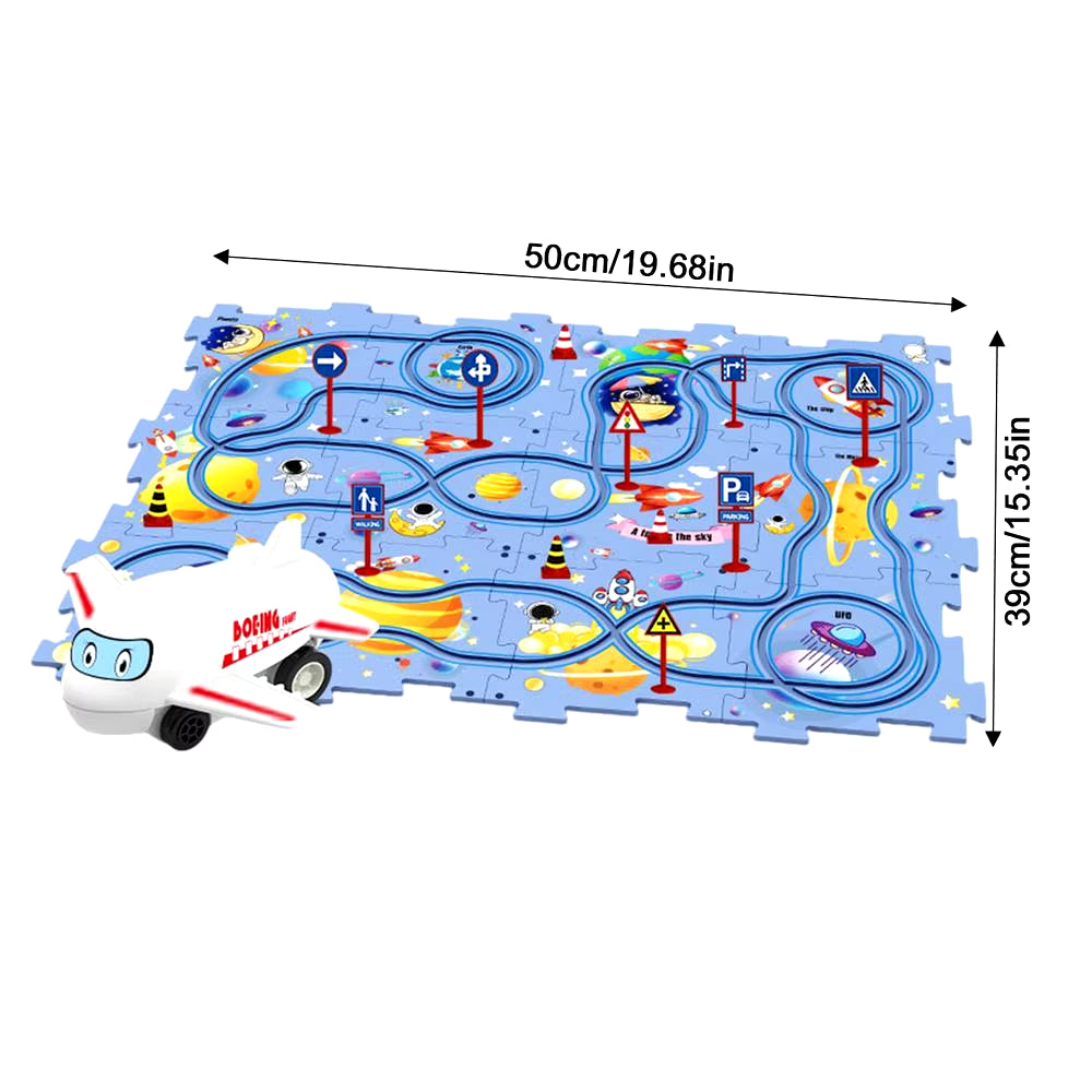 PuzzleRacer™ Kids Car Track